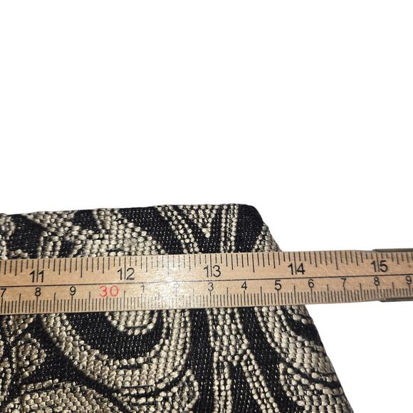 Talbots Collection Womens Size 4 Black Gold Brocade Skirt Baroque‎ Quiet Luxury - Picture 9 of 13